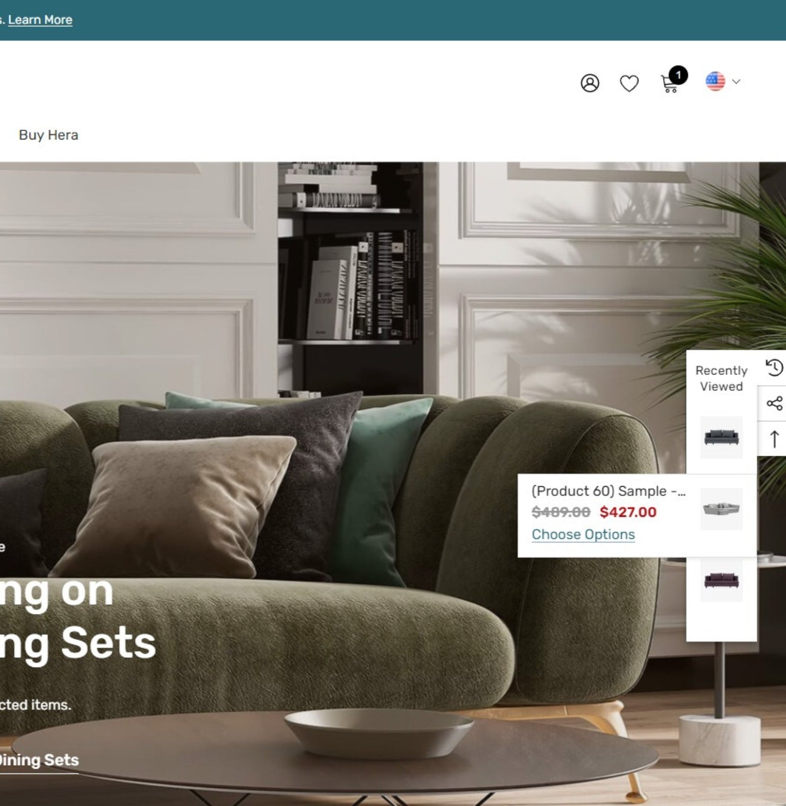 BigCommerce Add-on: Recently Viewed Scrolling Pop-up