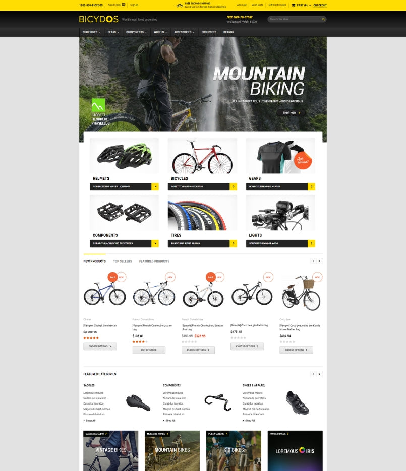 Bike accessories online website sale