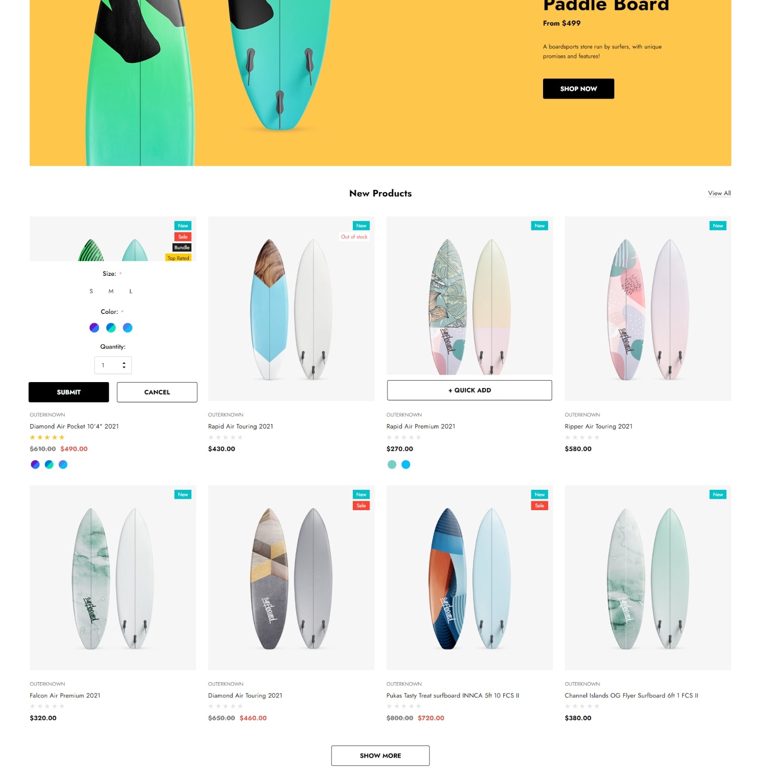 BigCommerce Add-on: Quick Shop/ Quick Add To Cart